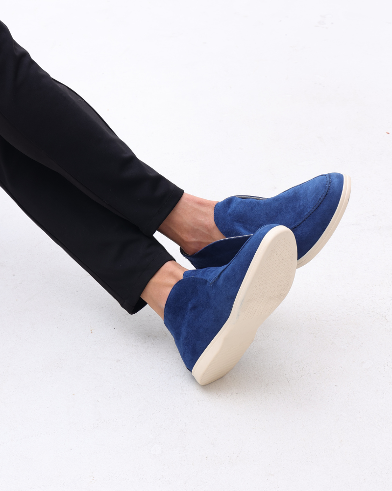 Old Money Hohe Wildleder Loafer