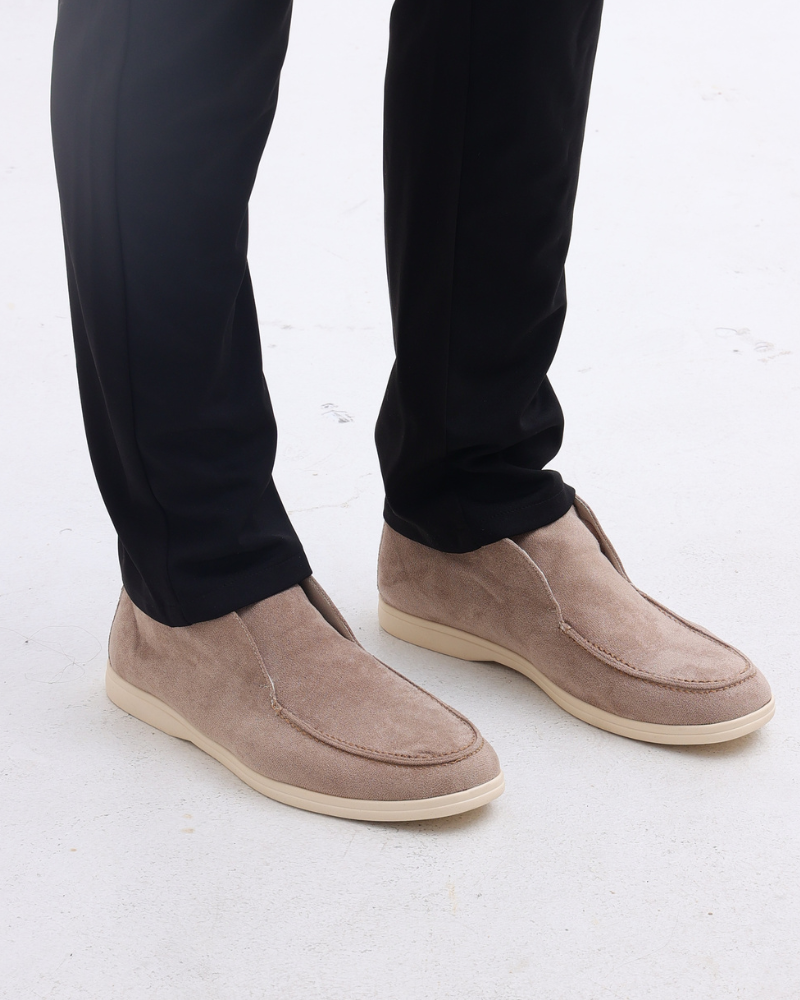Old Money Hohe Wildleder Loafer