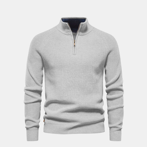 Premium Herren Pullover mit Zip