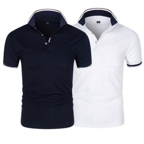 [KAUFEN SIE 1, ERHALTEN SIE 2] 2er-Set Premiere-Poloshirts