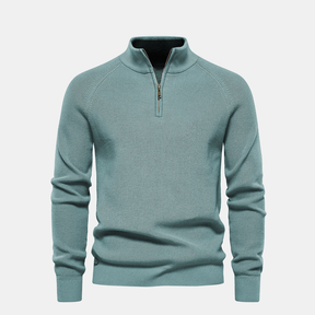 Premium Herren Pullover mit Zip