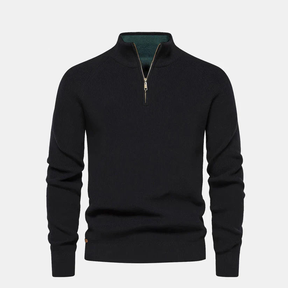 Premium Herren Pullover mit Zip