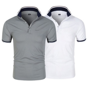 [KAUFEN SIE 1, ERHALTEN SIE 2] 2er-Set Premiere-Poloshirts