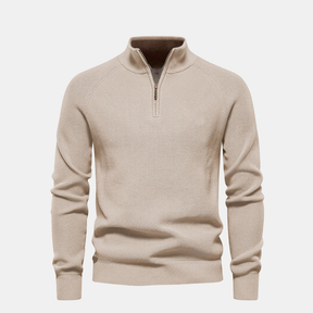 Premium Herren Pullover mit Zip